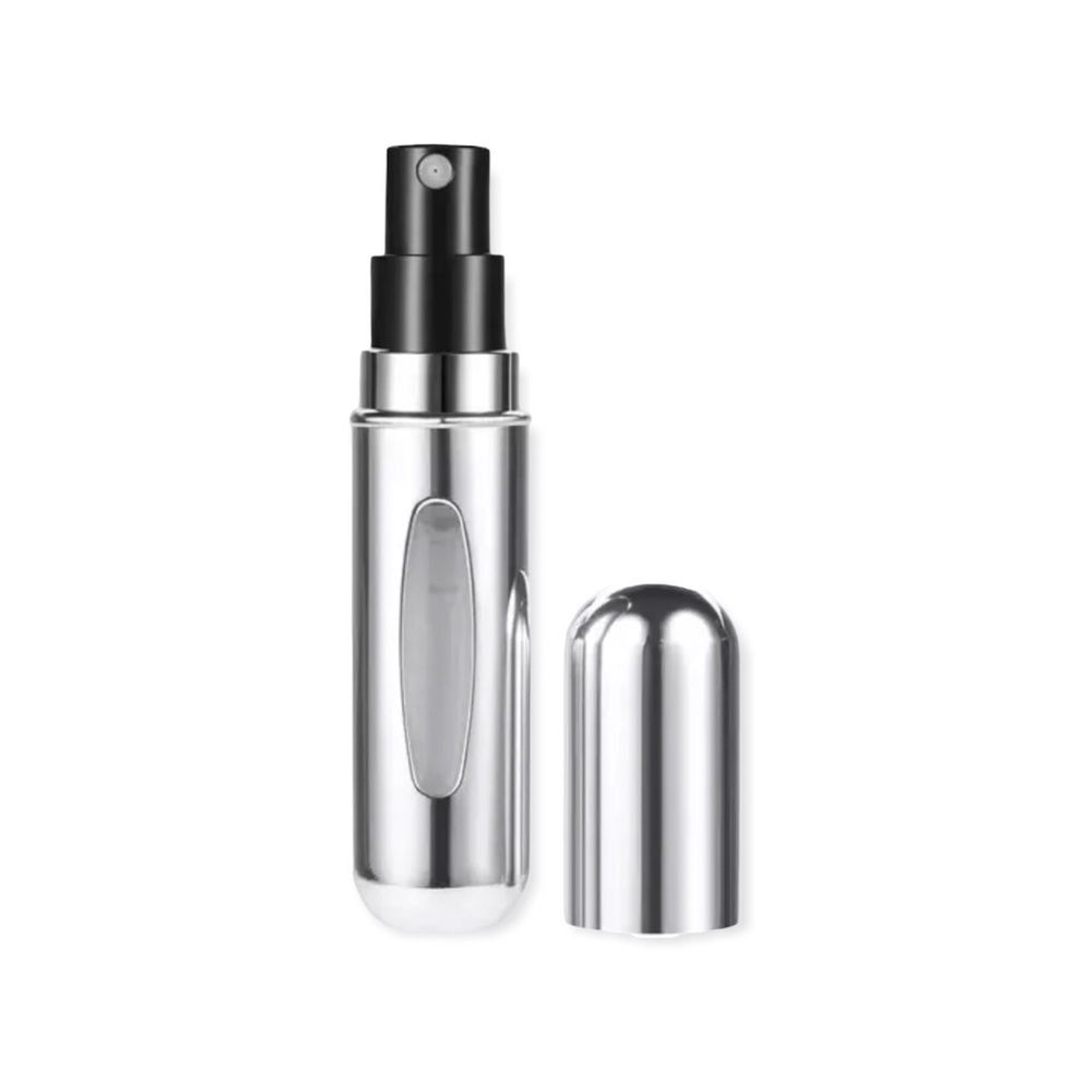🆕Silver Refillable Perfume Bottle Travel Atomizer